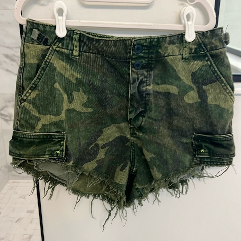 Free People Jean shorts